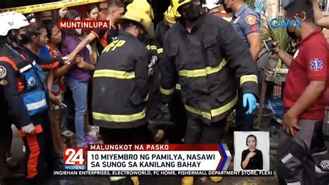 fire muntinlupa|Family in Muntinlupa fire tragedy had just returned .